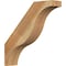 Ekena Millwork 4"W x 18"D x 18"H Funston Rough Sawn Knee Brace, Western Red Cedar BRC04X18X18FST00RWR - alternate 1